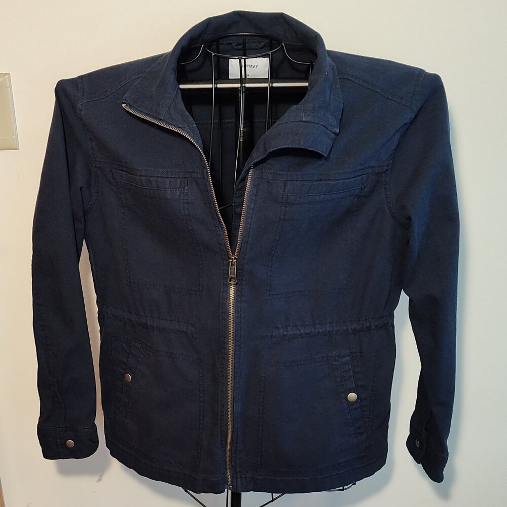Old Navy, navy blue utility jacket, excellent condition, size M